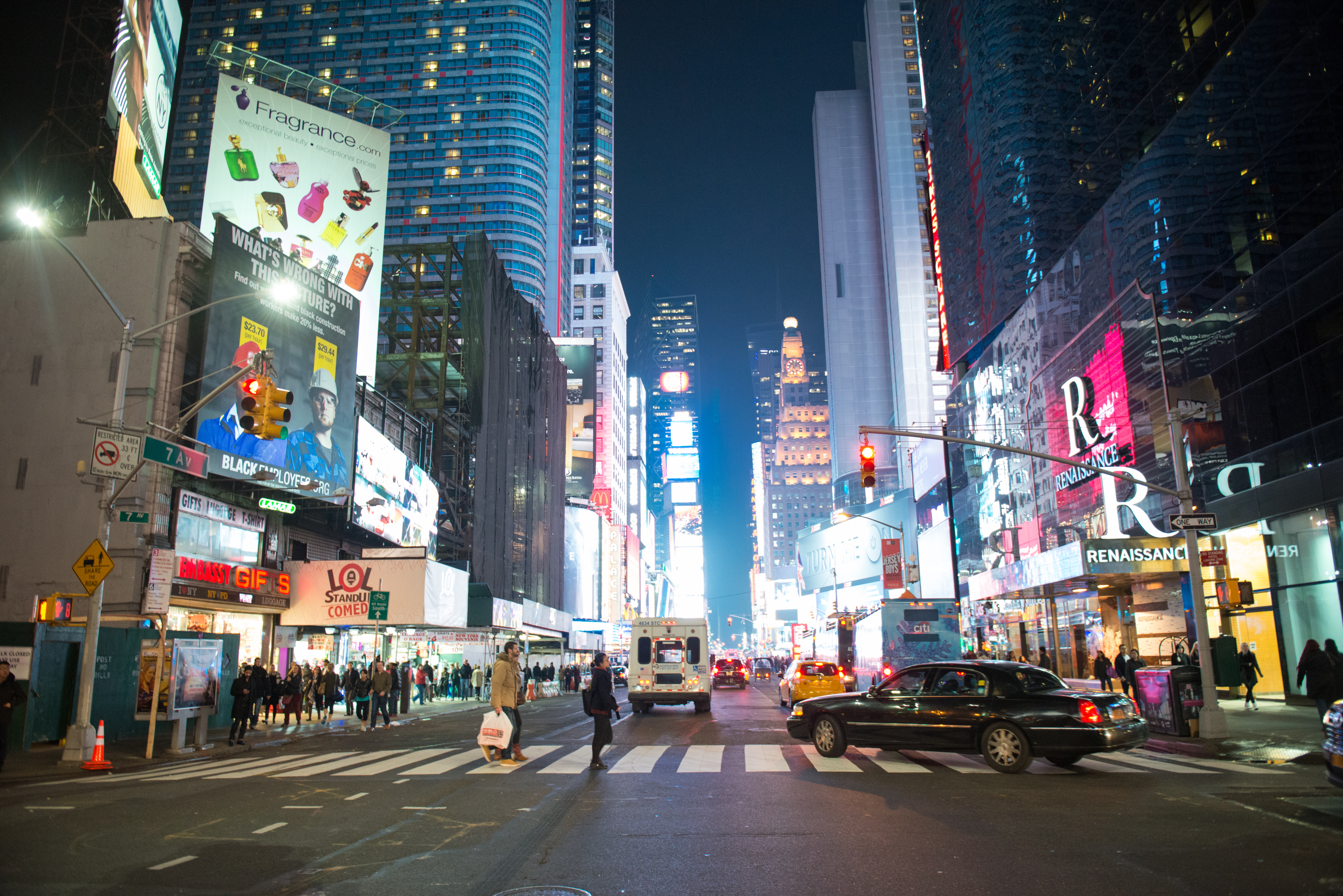 NYC at night